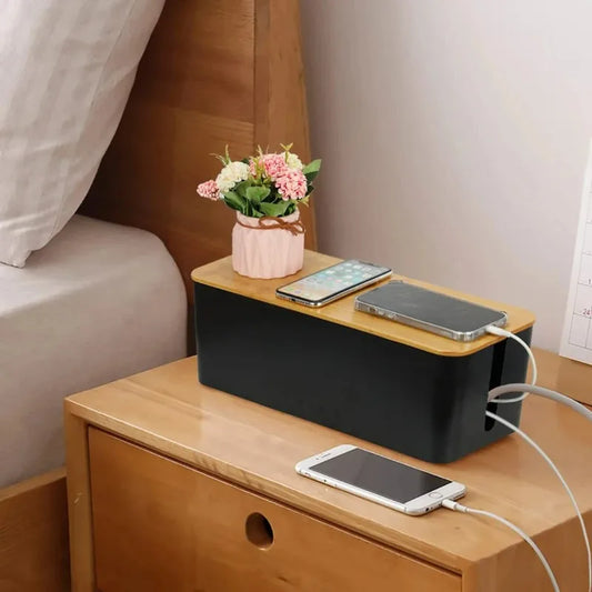 Bamboo Cable Box